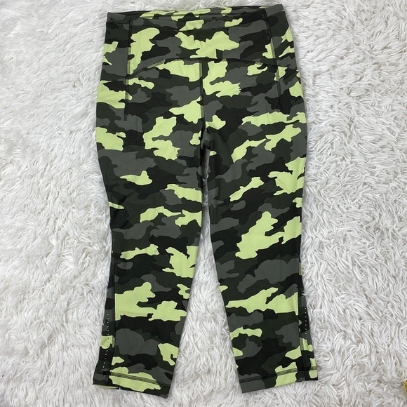 Lululemon Swift Speed High-Rise Crop 21" Heritage 365 Camo Crispin Green Multi - Picture 1 of 7